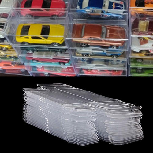Custodia display scatola antipolvere cubo trasparente per action figure modello da collezione - Foto 4 di 19