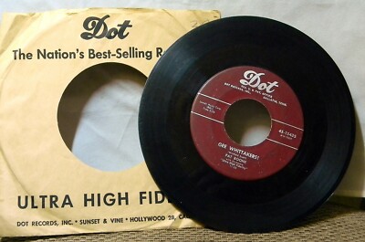 PAT BOONE GEE WHITTAKERS! / TAKE THE TIME 45 RPM RECORD 044