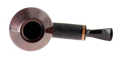 Pipe Piero Vitale ** 2 STELLE dark sandblasted shape rhodesian semicurve - Picture 4 of 10