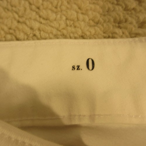 Woman's nwot White House Black Market Sz 0 Noir Slim Crop Embroidered Jean White - Picture 8 of 22