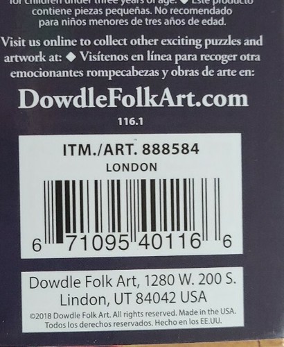 Rompecabezas Dowdle Jigsaw 1000 piezas Londres - Imagen 5 de 7
