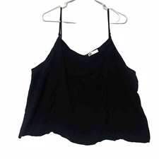 So Good For Life Women’s Black Tank Top Size 3X Adjustable Straps