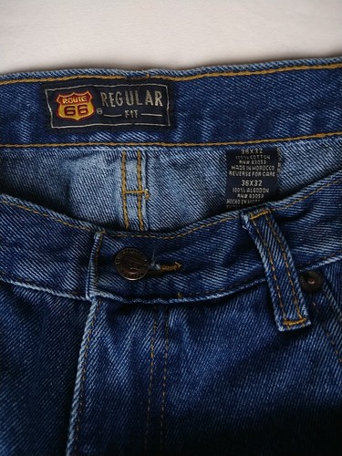 Route 66 Regular Fit Blue Jeans (Men Size 36x32) New w/ Size Sticker, No Tags - Picture 5 of 7