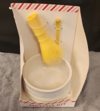 Vivitar Matcha Tea Kit/Set - White Ceramic Tea Bowl/Whisk/Scoop - NEW