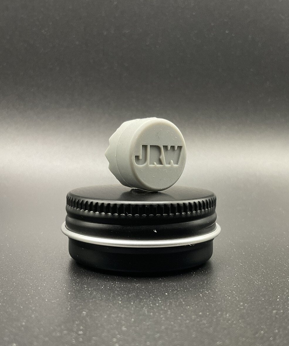 JRW GEAR Grey Lanyard Curator Flex Bead EDC Zipper Pull