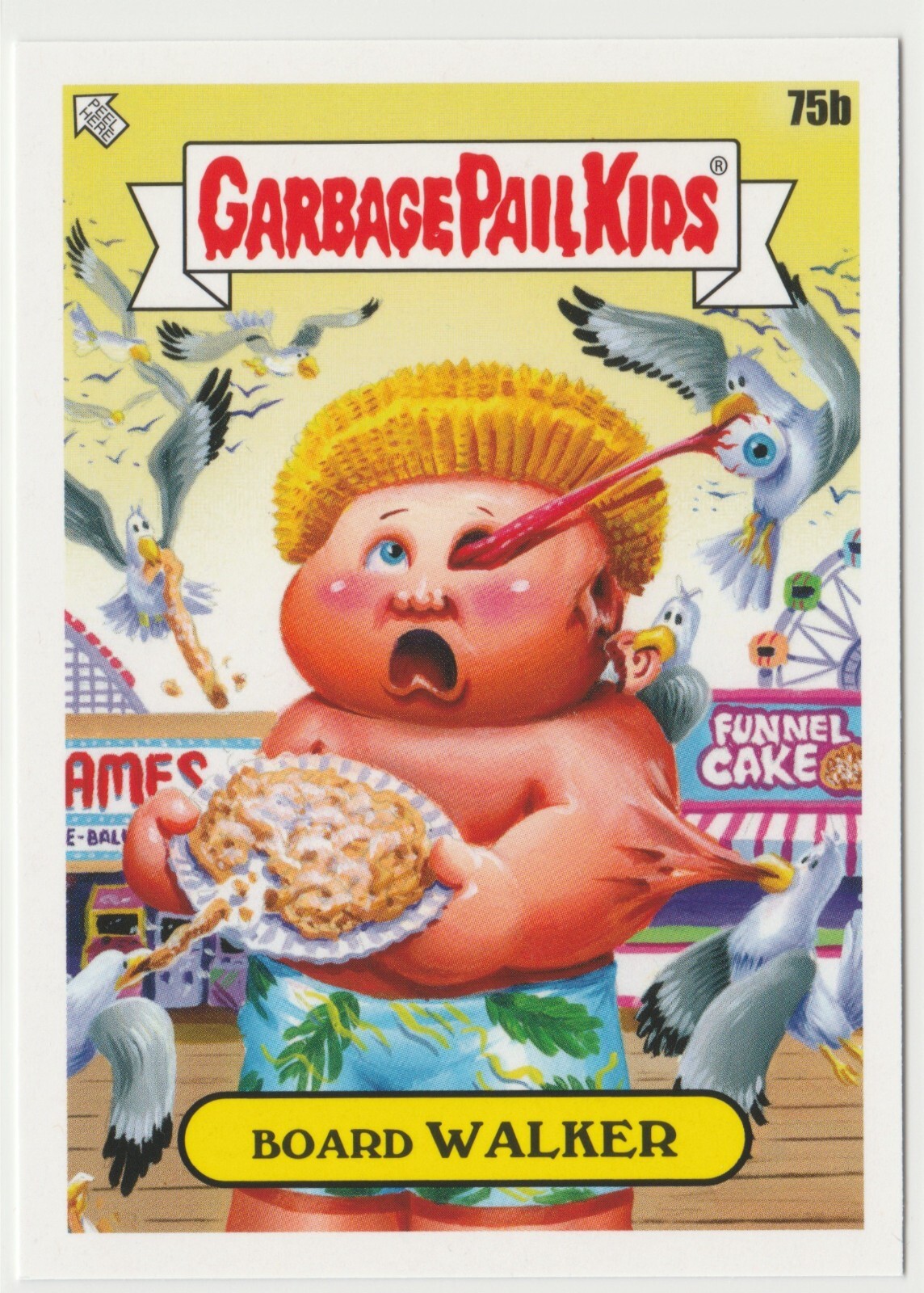 Vintage GPK Board Walker #75b Garbage Pail Kids 2021 Food Fight Series
