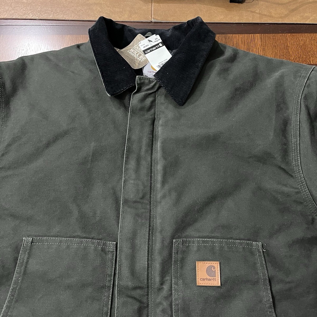 NWT Carhartt Jacket J22 Mos Moss Green Olive Vintage Style NWT Carhartt Jacket J22 Mos Moss Green Olive Vintage Style
