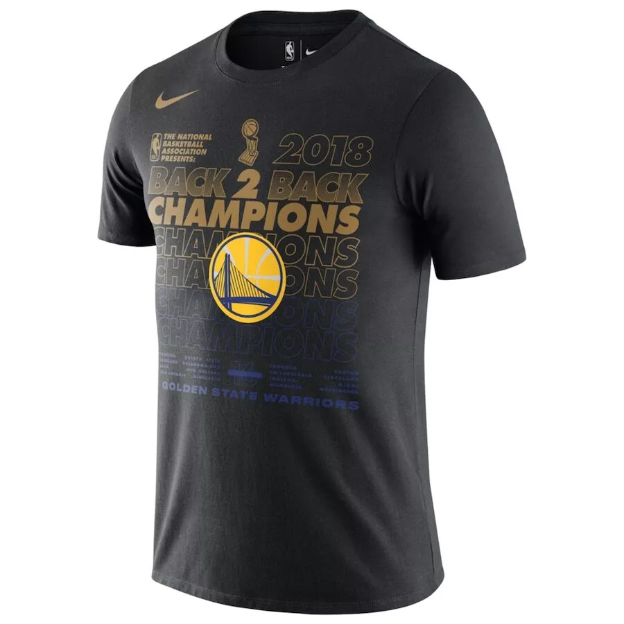 GOLDEN STATE WARRIORS T-SHIRT 2018 NBA FINALS CHAMPIONS