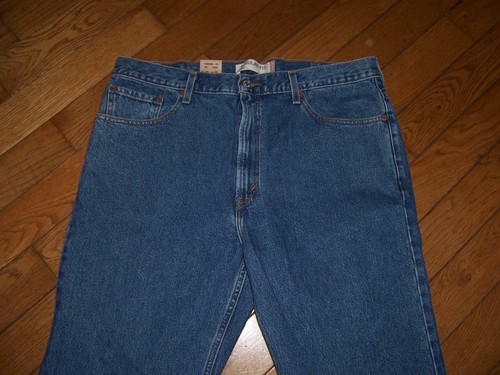 NEW LEVI'S 505 REGULAR FIT DENIM JEANS 40" W 32" L MEDIUM INDIGO BLUE MSRP 68.00 - Picture 2 of 5