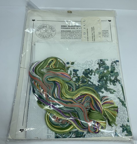 No Count Cross Stitch Kit Nita Engle Mountain Meadow 12" x 18" Design 53901- NEW - Picture 5 of 9