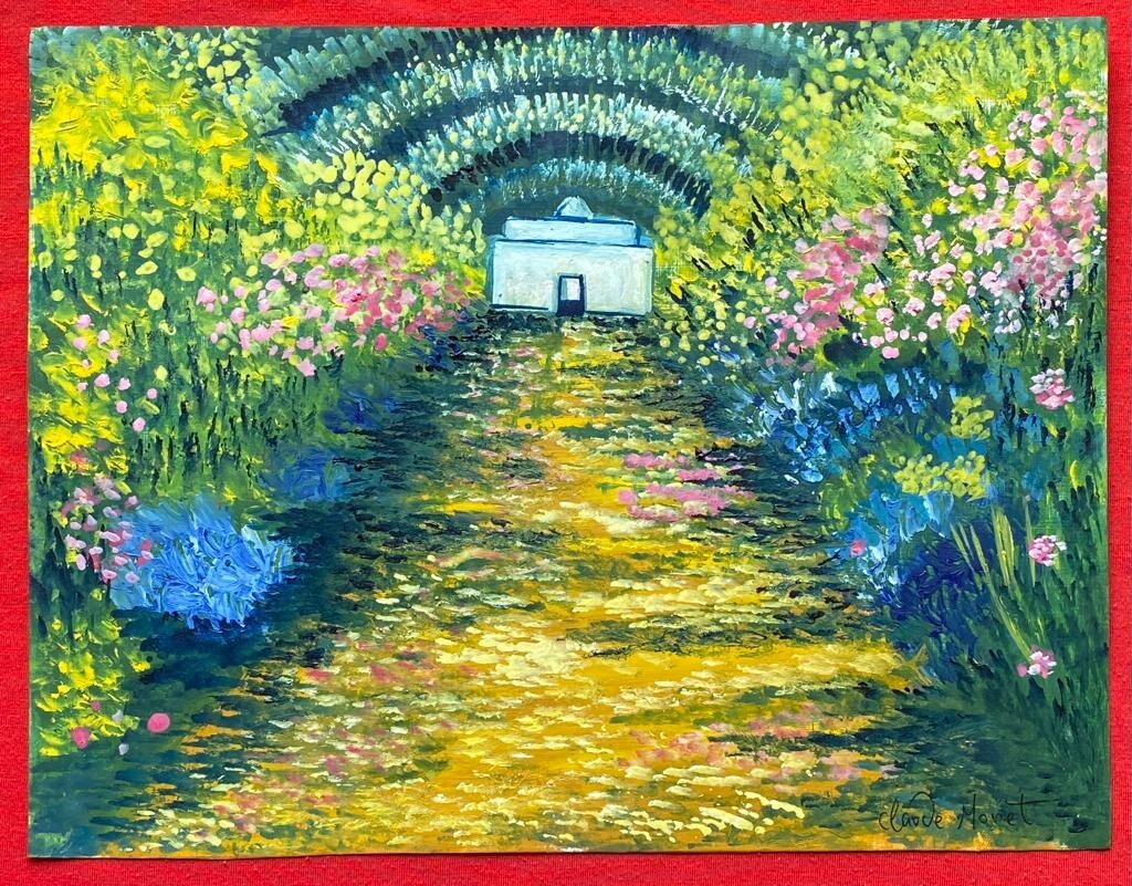 C. Monet 油彩画 1972年 C. Monet 油彩画 1972年