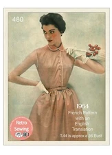 1950s Rockabilly Style Summer Dress Pattern 