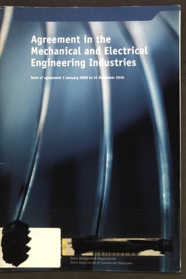 Agreement in the Mechanical and Electrical Engineering Industries;