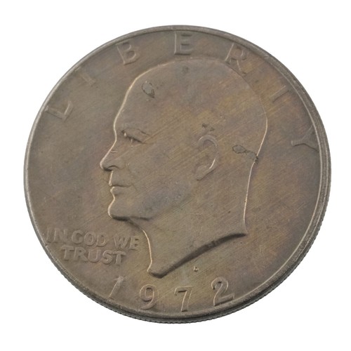 1972-D Eisenhower Dollar Coin-Liberty Ike $1-Flying Eagle Reverse