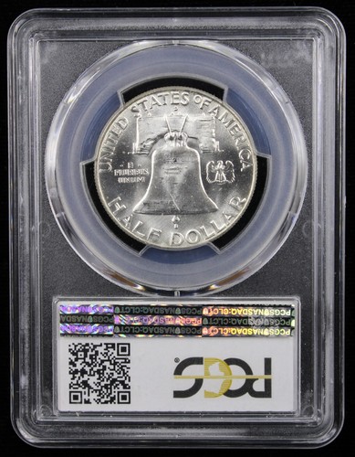 1961-D Ben Franklin Half Dollar 50c PCGS MS64 (62222) - Foto 2 di 2