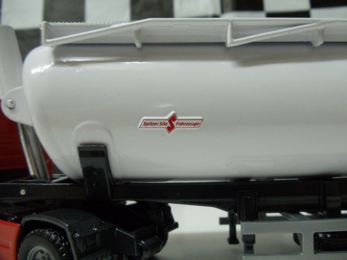 VOLVO FH12 TRACTOR ARTICULATED BULK POWDER TRANSPORTER DIE-CAST 1/50 JOAL - Picture 6 of 12