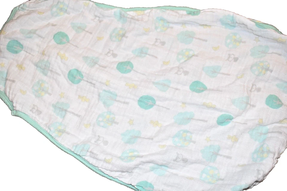 H1 0-6M DISEÑOS DE ENVOLTURA Árboles Animales Muselina zzZipMe Saco de Dormir Manta Usable Foto 4 de 4