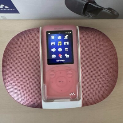 Sony Walkman NW-S754K Light Pink Digital Media Player with Speaker