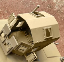 Custom Humvee Turret,  Hatch and Shield Options, Available in multiple scales