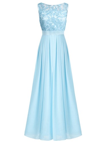 Women's Chiffon Bridesmaid Dress Long Dresses Wedding Prom Formal Party Gown - Picture 40 of 117