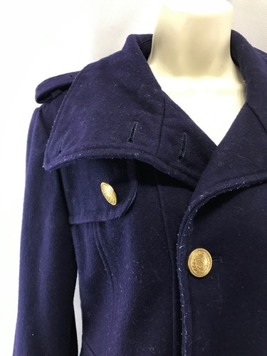 Green Envy Wollmischung Mantel Jacke KG Peacoat Mode warm Profi - Bild 2 von 12