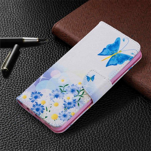 Funda protectora de cuero pintada abatible para OPPO A9 A5 2020 Find X2 Lite/Neo/Pro - Imagen 25 de 52