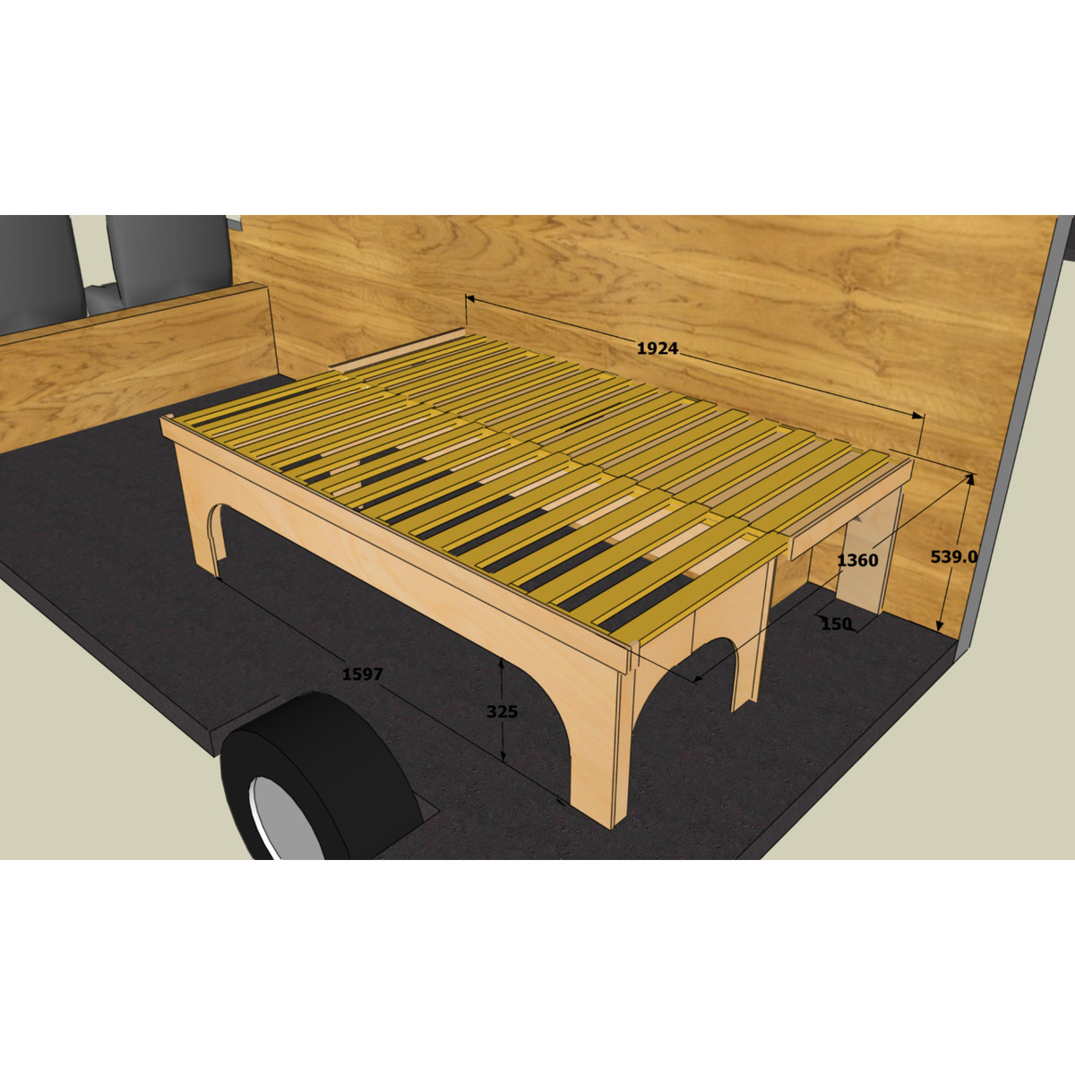 Conversion Van Sofa Bed Parts Baci Living Room