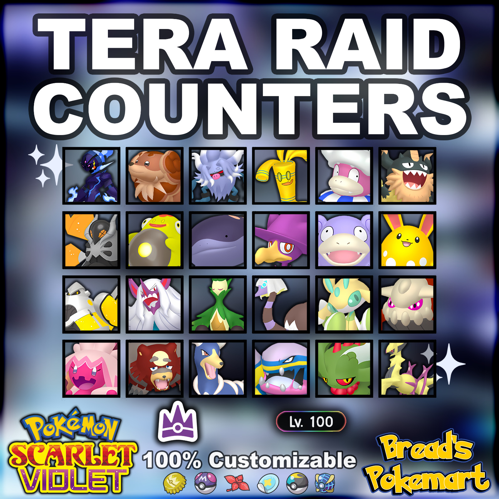 Mewtwo Tera Raid Counters Battle Ready Bundle ⚡POKÉMON SCARLET and VIOLET ⚡