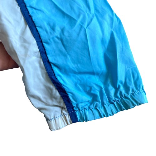 Vintage 70’s Nike Women’s XS Light Blue 1/2 Zip Jacket Windbreaker Front Pocket - Picture 11 of 12