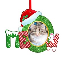 Cat Christmas Ornaments Picture Frame Christmas Ornaments Photo Frame