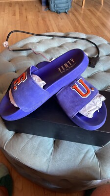 Puma Fenty Rihanna Suede Leadcat FU Slides Flip Flops Sandal