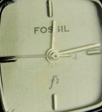 Fossil F2 All Stainless Steel WR 30m Woman Watch Quartz Analog New Battery Runs