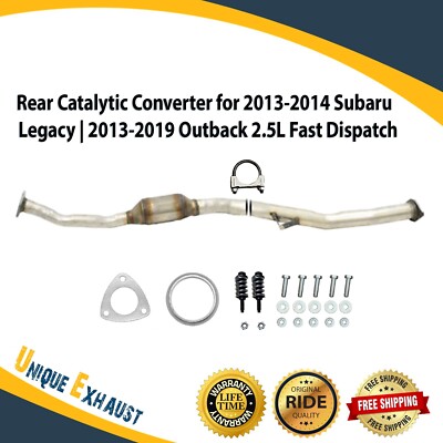 Rear Catalytic Converter for 2013-2014 Subaru Legacy | 2013-2019 Outback 2.5L