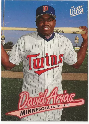 1997 Fleer Ultra - David Arias on Card #518 David Ortiz (RC)