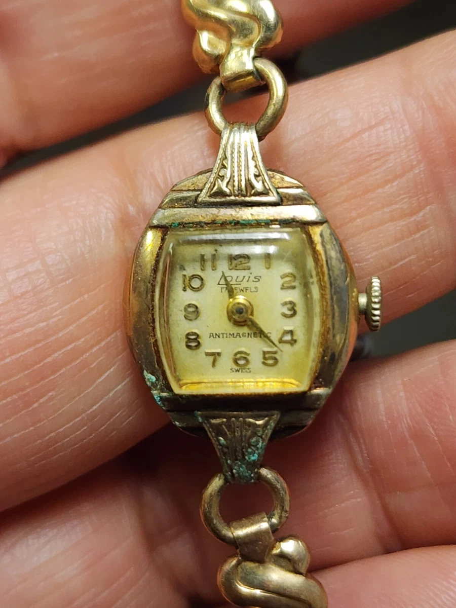 VINTAGE GOLD FILLED LUIS BULOVA WATCH