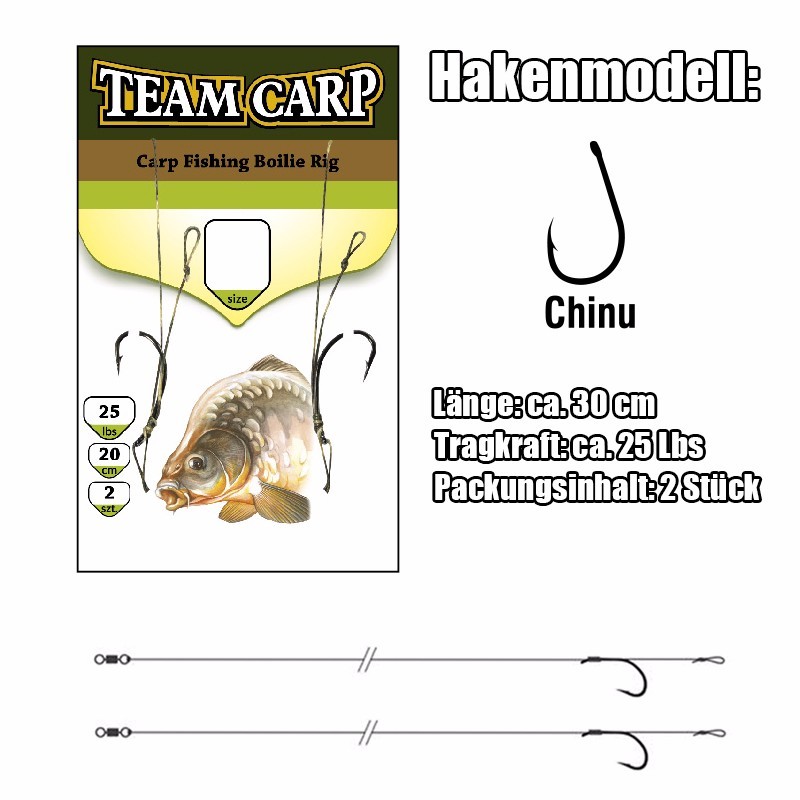 2 X KAMATSU TEAM CARP KOI BARI LEADER, GANCI CARPA, MONTAGGIO RIG - Foto 7