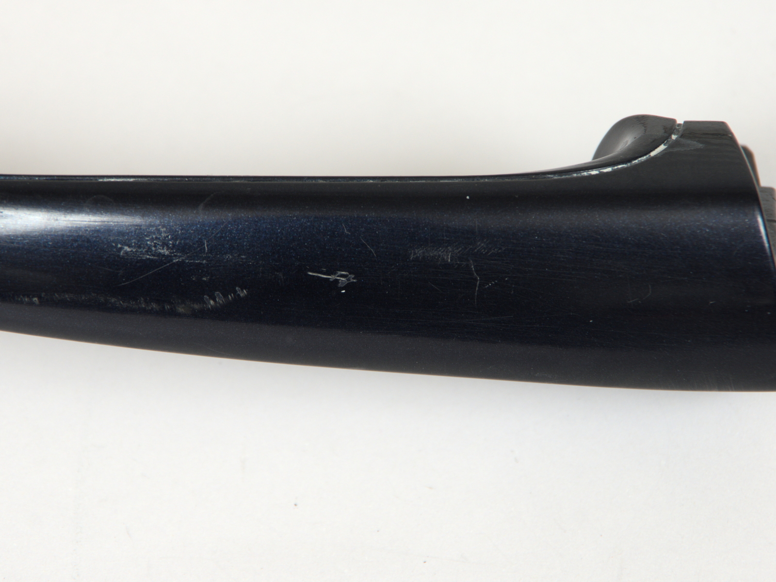 Genuine BMW E46 Door handle, exterior. Dark blue. Passenger 51217002272