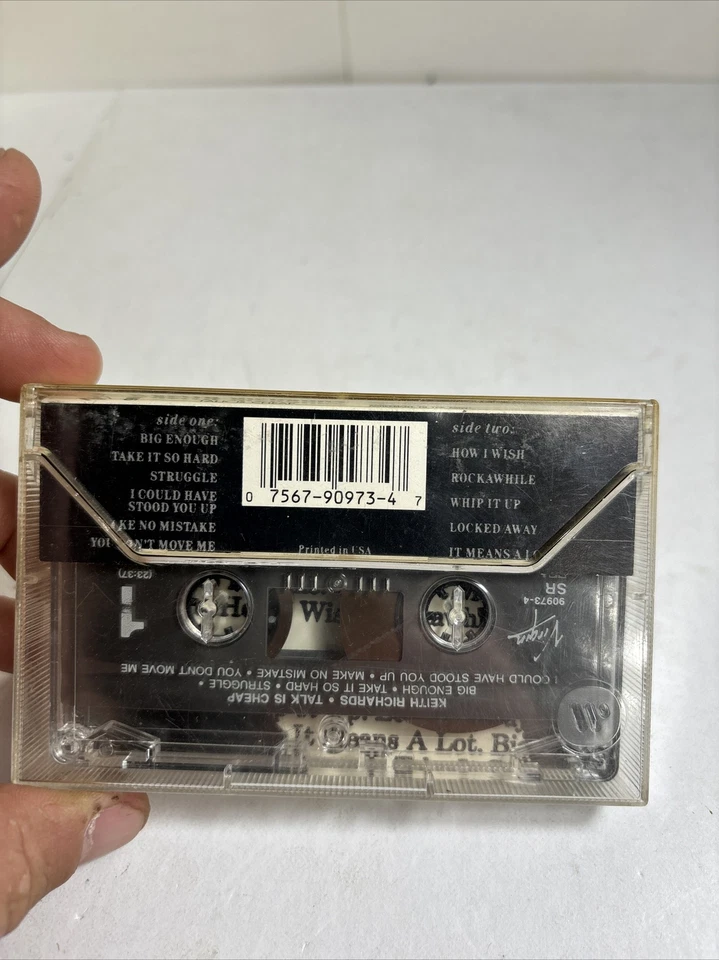 KEITH RICHARDS Cassette Tape TALK IS CHEAP 1988 Rock Alternative Rare Foto 2 de 3
