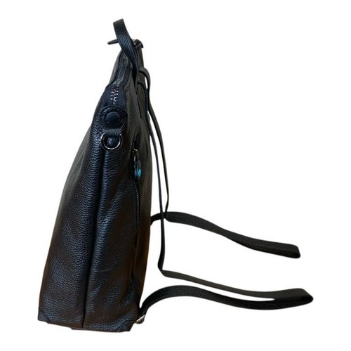 GABS BORSA DONNA ZAINO DA SPALLA IN PELLE CHIUSO con cerniera Nero LOLITA - Imagen 6 de 6
