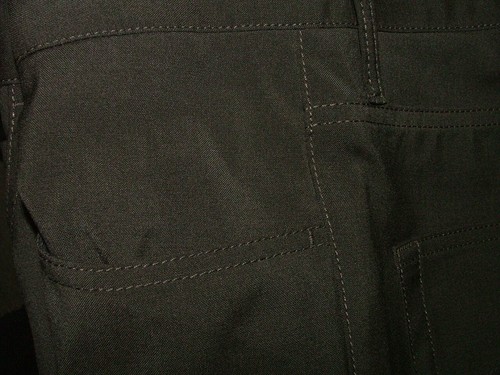 NEW WT EMPORIO ARMANI DRESS PANTS SIZE 38 X 33 100% WOOL BROWN SOLID #465 - Picture 9 of 9