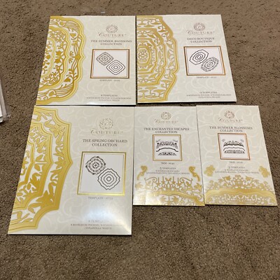 Couture By Create & Craft Trim Die Cut Lot #s 16740, 16728, 16733, 16737, 16729