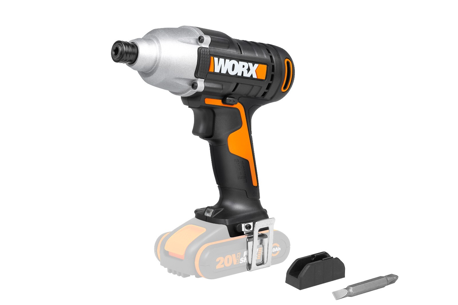 WORX WX291.9 Cordless Black Impact Driver - 170 N-m Torque - 2600 RPM - 1/4" Chuck - Image 2
