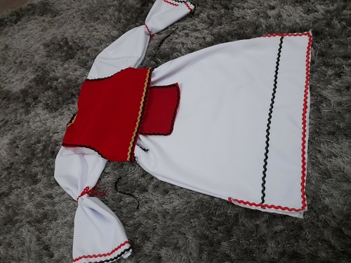 NEW ALBANIAN TRADITIONAL FOLK POPULAR COSTUME GIRLS 10 YEARS OLD ALBANIA #20 - Picture 10 of 11