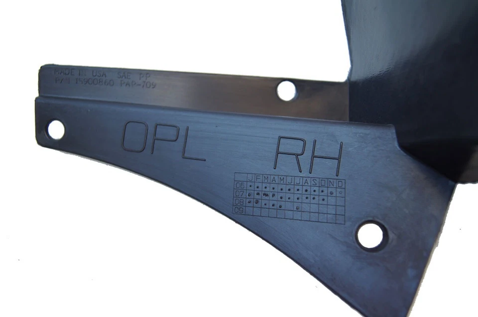 Guardabarros interior trasero derecho Saturn Sky Pontiac Solstice 2006-2010 15900860 Foto 3 de 4