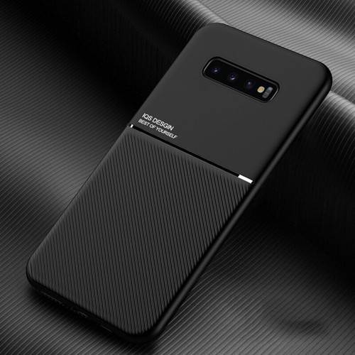 Luxury Magnetic Leather Case Metal Slim Carbon Fiber Hard Cover For Smart Phone - Afbeelding 18 van 29