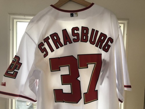 Maglia Stephen Strasburg autografata - Majestic taglia 52 autentica nazionali - certificato di autenticità - Foto 5 di 8