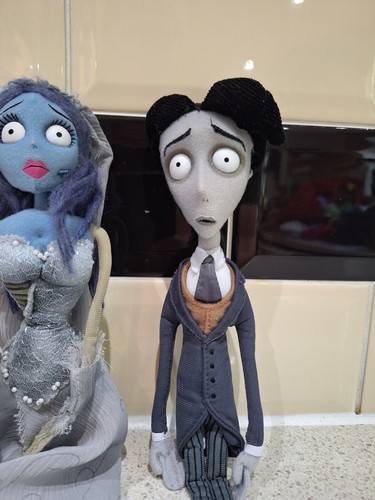 Rare Tim Burton McFarlane Corpse Bride Plush Dolls - Picture 3 of 5
