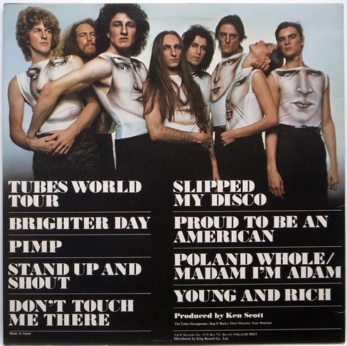 THE TUBES / YONG AND RICH / ROCK / KING JAPAN PROMO GP296 - Picture 2 of 3