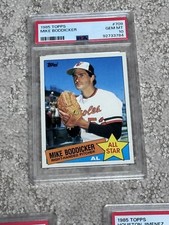 1985 TOPPS BASEBALL CARD LOW POP PSA 10 MIKE BODDICKER ALL- STAR ORIOLES