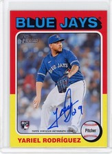 2024 Topps Heritage High Number #ROA-YR Yariel Rodriguez Real One RC Auto